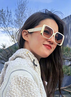 时尚潮流个性方框防紫外线太阳镜