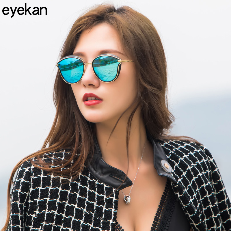 eyekan太阳镜女潮圆形墨镜韩版网红同款眼镜时尚偏光镜KD8803|ruв категории ZIPPO/швейцарский армейский нож/очки, очки - от Buy2taobao.com для оказания профессиональной услуги покупки агента Taobao