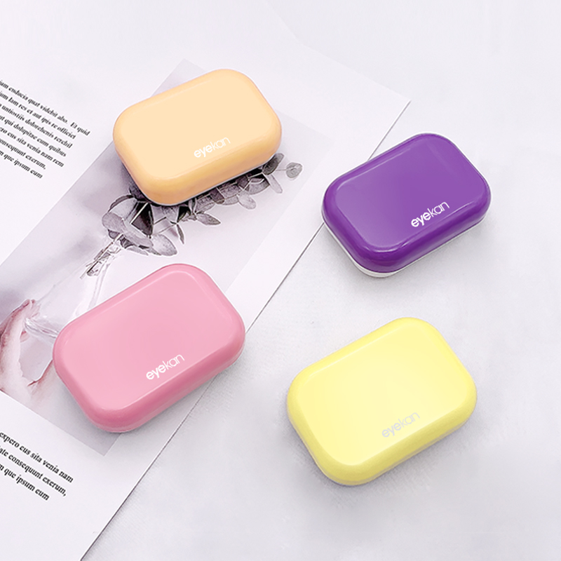 eyekan迷你糖果色系隐形眼镜盒