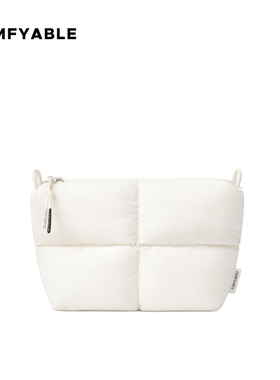 Comfyable数码配件收纳包 可收纳数据线鼠标充电器耳机 白色