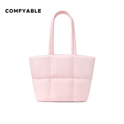 Comfyable电脑托特包适用MacBookAir/Pro/Neo14寸笔记本 中号粉色