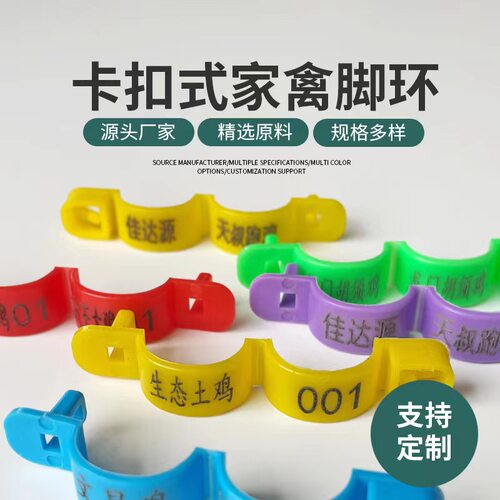 中兴牧业家禽多色可选区分鸡群