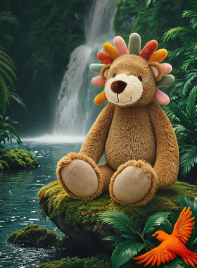 荷兰Happy Horse里昂狮子毛绒玩具狮子玩偶娃娃公仔儿童生日礼物