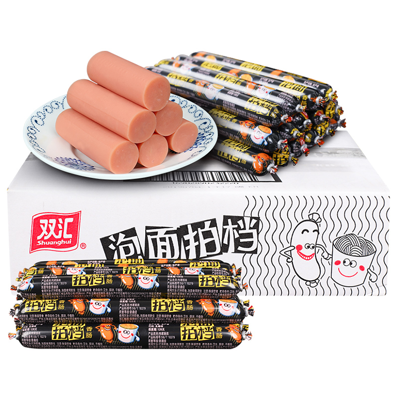 火腿肠整箱泡面拍档双汇