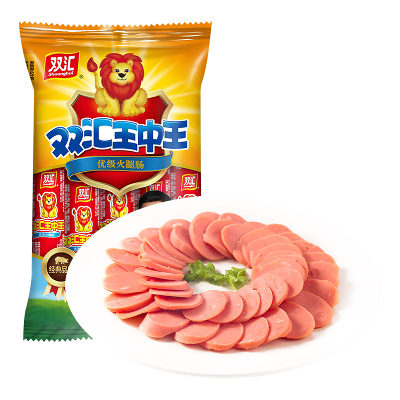 双汇王中王火腿肠40g*6支泡面搭档整箱批发烤香肠零食官方旗舰店