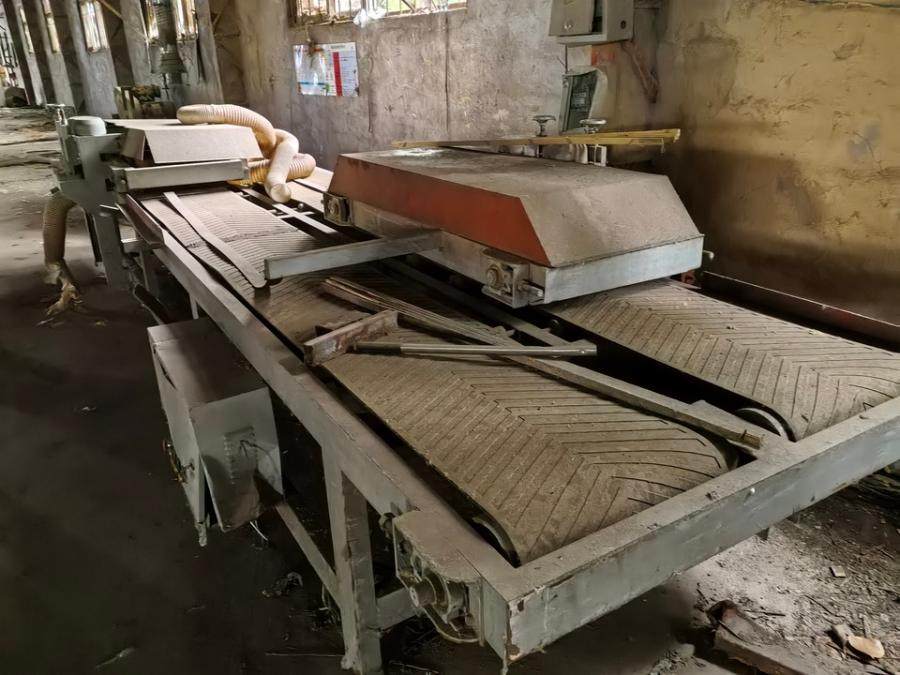 1月19日临沂费县东蒙镇费县林瑞板材厂的铺装线一台、除尘设备两台、斜磨机一台等机器设备网络拍卖公告