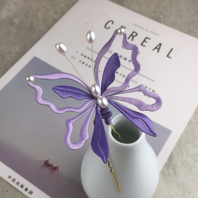 缠花材料包教程免剪纸模免劈绒线