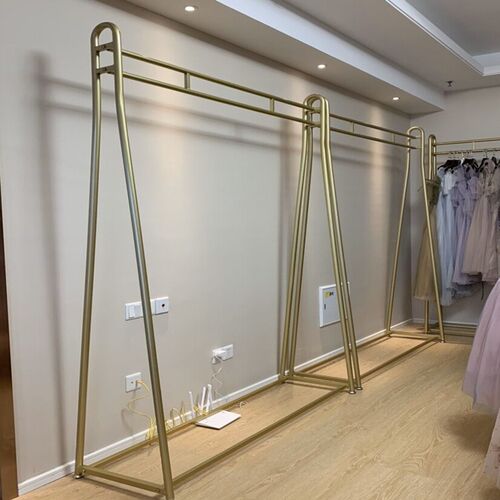 金色婚纱展示架落地式