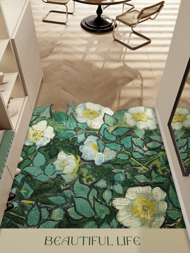 美式入户门皮革地垫入门地毯家用门垫室内进门门口玄关脚垫可裁剪