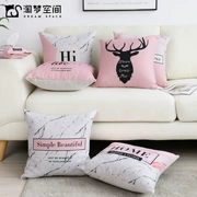 Ins phong cách Bắc Âu đơn giản gối bông gối gối phòng khách ghế sofa đệm giường trở lại đệm pad gối - Trở lại đệm / Bolsters