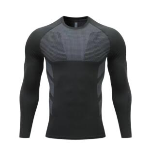 printed long Sports fitness men sleeved cycling bodysuit