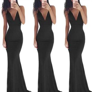 long dress backless cocktail camisole Women