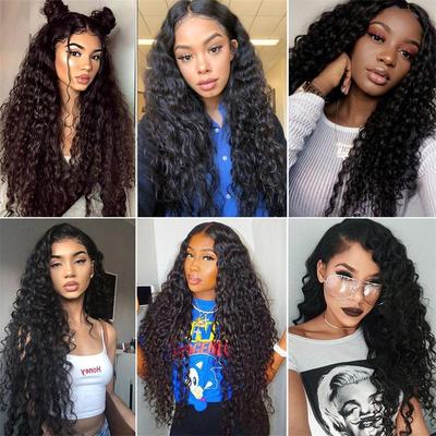 Wig for women, divided into long curly hair, full head