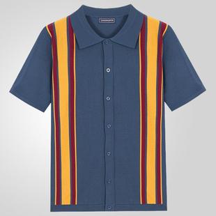 patchwork sub sweater shirt knitted Men