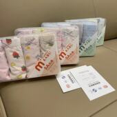 儿童纯棉内裤 95棉A类抗菌卡通印花女童平角透明盒4条装