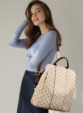 女包新款2025斜挎单肩女手提包女复古大容量双肩包包欧美
