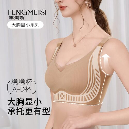 丰美斯普拉提3.0收副乳内衣女聚拢无钢圈粉底液调整大胸显小文胸