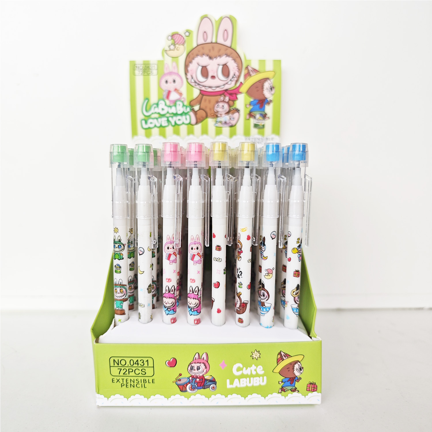爆款拉布布免削铅笔学生趣味LABUBU下单铅笔刷题舒适不断铅笔