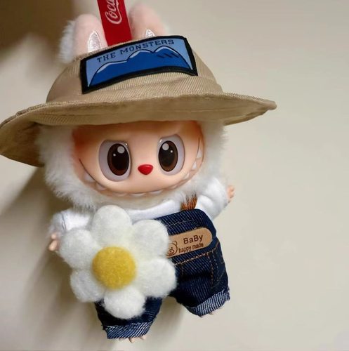 labubu拉布布一二三代挂件套装