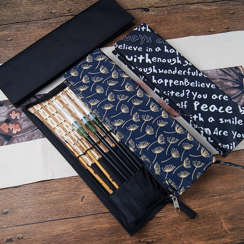 幽兰笔庄包式竹帘新款包式笔帘