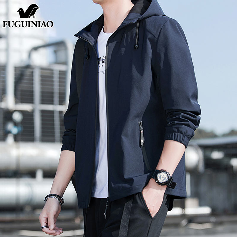 富贵鸟休闲夹克外套男士秋季新款