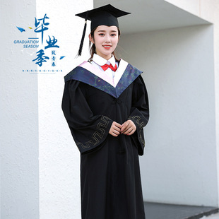 学士服学位服大学生毕业礼服演出服本科学院风文科理科工科医农科