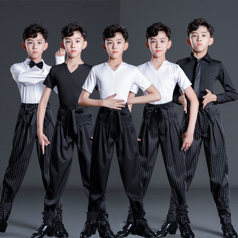 男童拉丁舞服演出套装少儿标准服