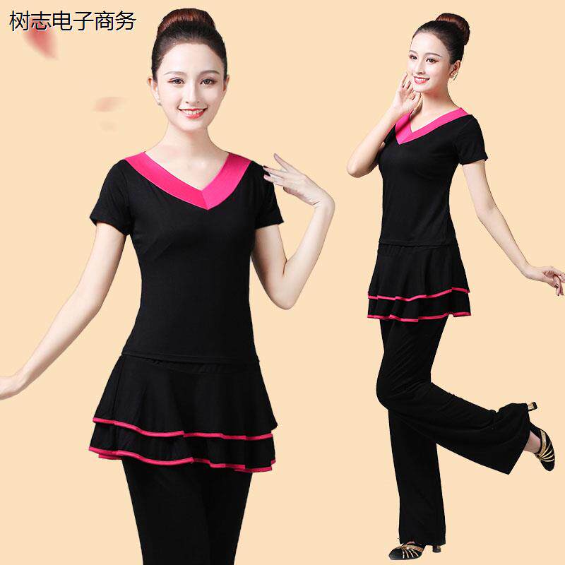 广场舞服装套装莫代尔上