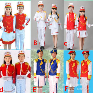 六一儿童表演服鼓号队服鼓手军鼓鼓号服幼儿园升旗手服管乐队服装