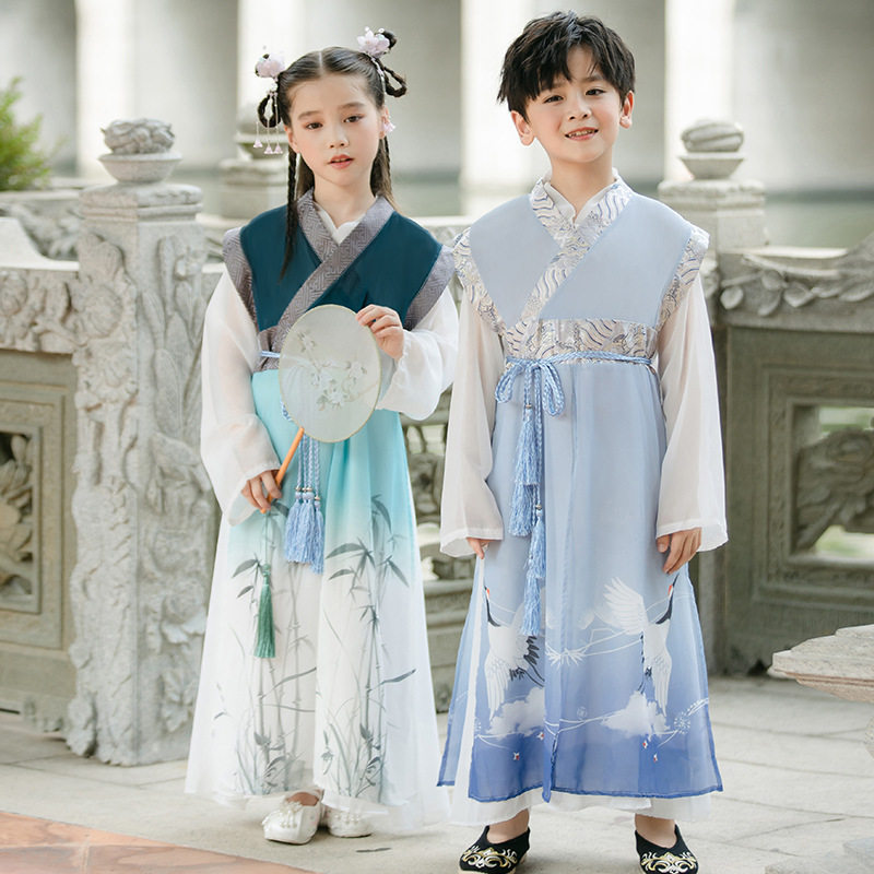 汉服男童夏儿童古装中国风小学生