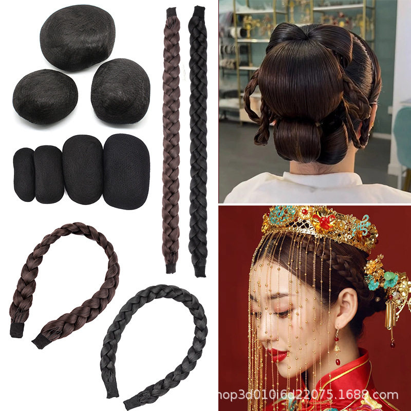 假发古风女垫发包化妆师专用