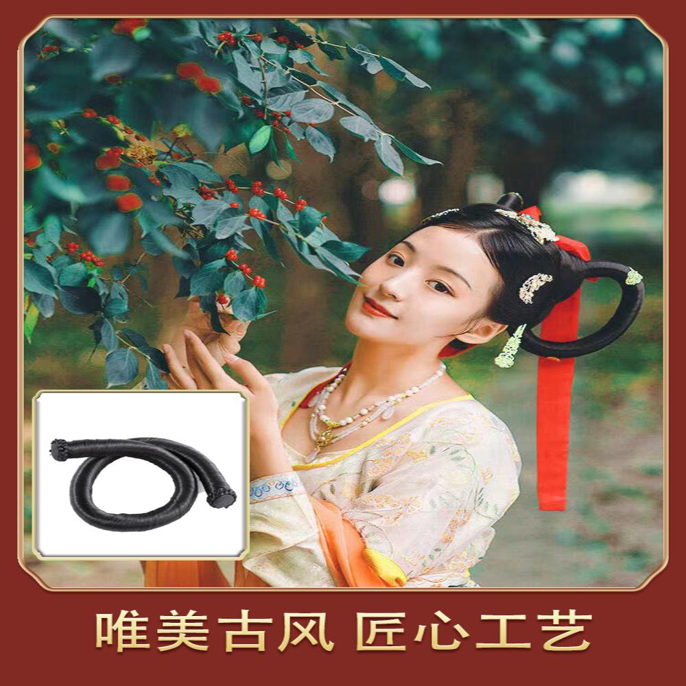汉服假发古装造型飞天发髻发包