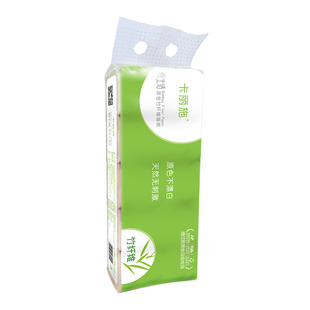 绿叶卡丽施爱生活原色竹纤维卷纸1400g 企业店正品