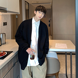 毛衣针织开衫港风潮纯色百搭外套夹克秋季A04622121P60，男装针织衫/毛衣，星座608(原A046)