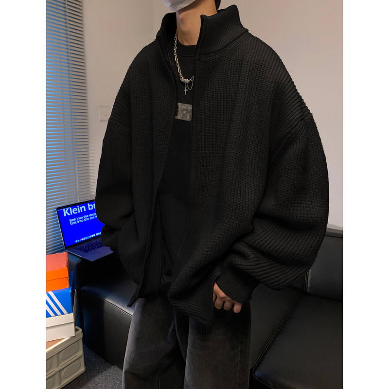 秋冬拉链开衫立领毛衣XZ608-HM246-特P46，男装针织衫/毛衣，星座608(原A046)