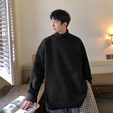可二开纯色高领毛衣TM112特P35控68加绒TM112JR特P45控88，男装针织衫/毛衣，星座608(原A046)