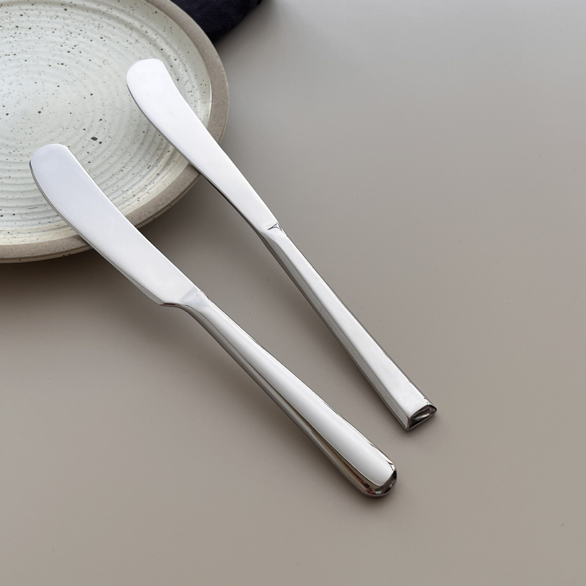 不锈钢黄油刀家用烘焙果酱奶油抹刀西餐涂抹刀芝士奶酪小刮刀