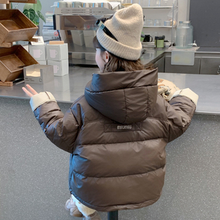 女童棉服2025新款冬装儿童超好看洋气免洗羽绒棉衣小女孩冬季外套