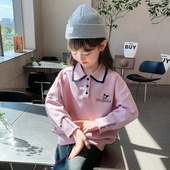 网红洋气上衣春装 儿童秋装 小女孩时髦衣服 2026新款 女童卫衣春秋款