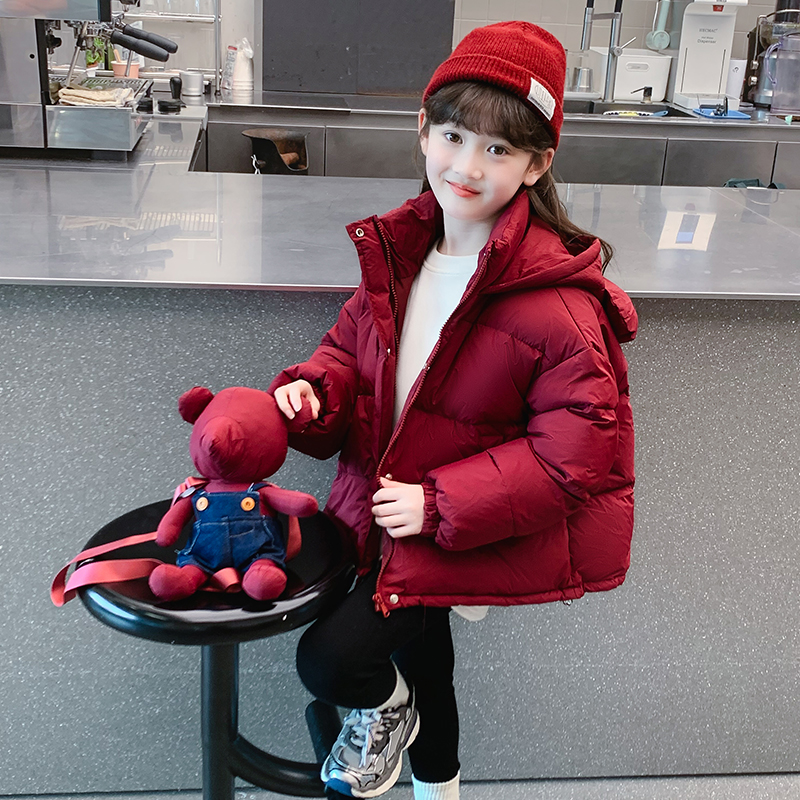 女童加厚冬季洋气棉服