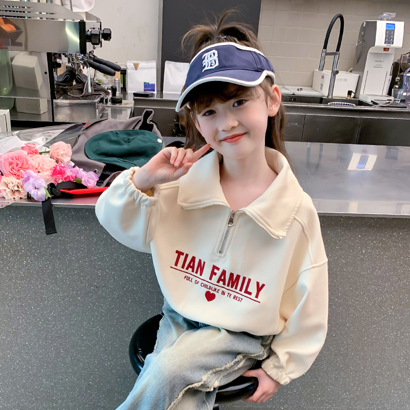 春季女童韩版卫衣新款