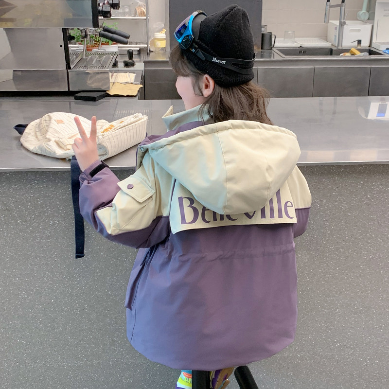 女童外套2025新款秋冬款儿童洋气时髦夹棉加厚冲锋衣女孩冬装棉服,童装/婴儿装/亲子装,普通外套,淘宝优惠券,粉丝福利购,淘宝优惠卷