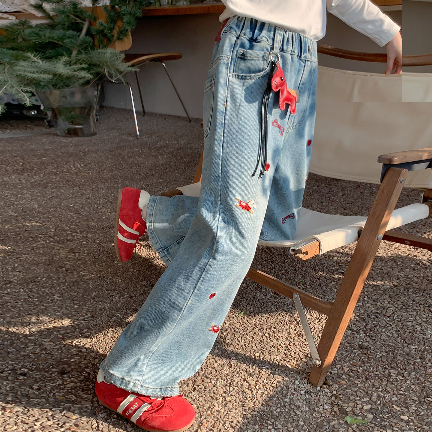 女童裤子2026新款春装儿童网红洋气时髦爆款牛仔裤女孩春秋休闲裤,童装/婴儿装/亲子装,裤子,淘宝优惠券,粉丝福利购,淘宝优惠卷