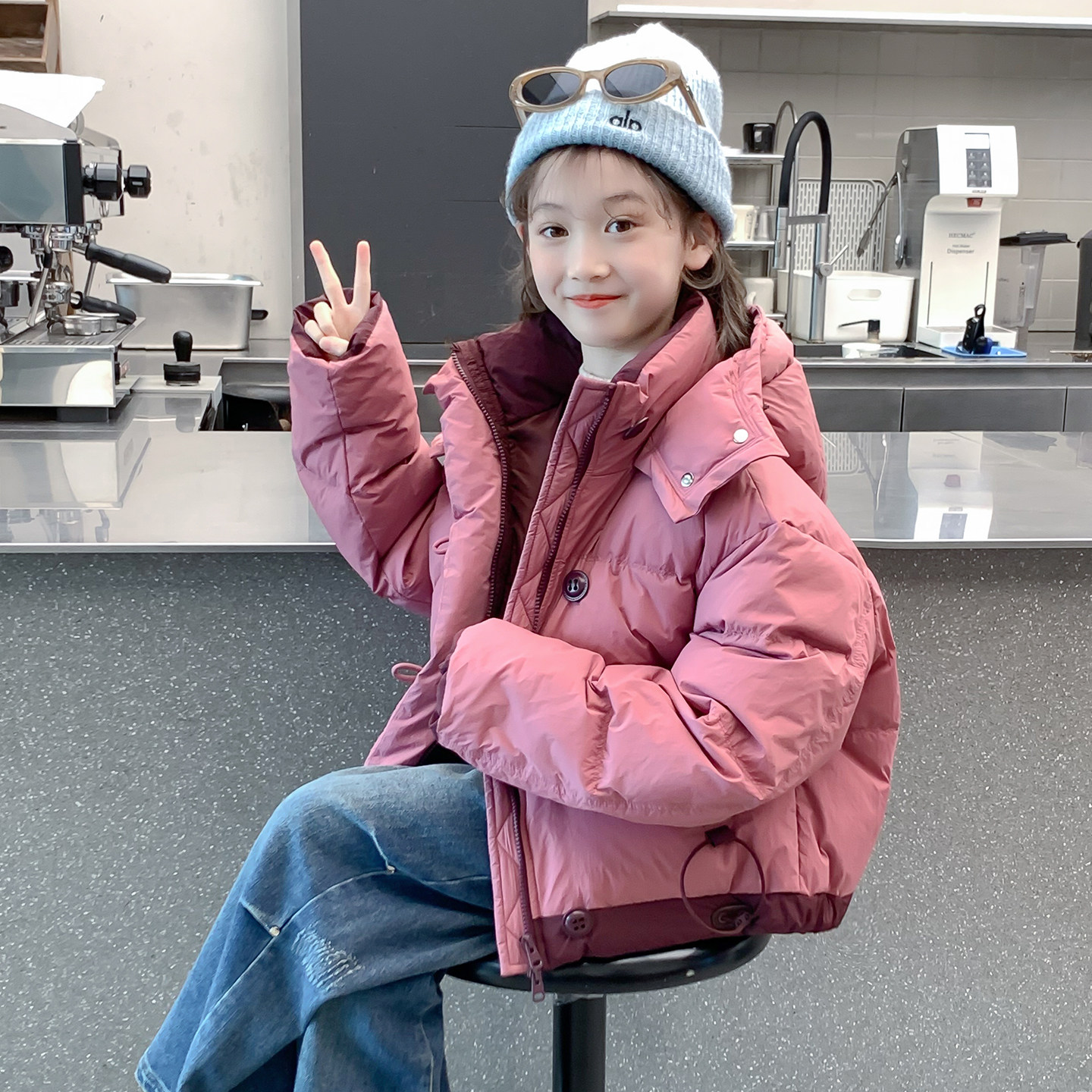 女童羽绒服2025新款冬装儿童网红洋气加厚爆款白鸭绒女孩冬季外套,童装/婴儿装/亲子装,羽绒服,淘宝优惠券,粉丝福利购,淘宝优惠卷