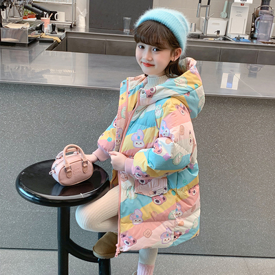 女童加厚冬季洋气棉服