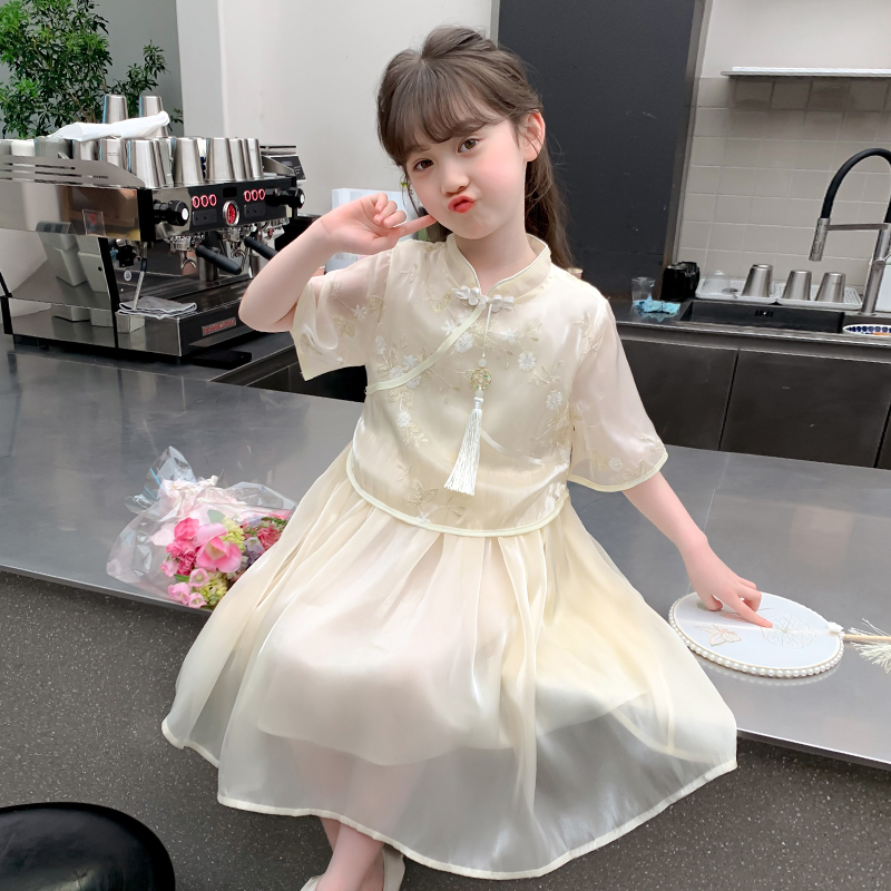 2024女童夏季洋气汉服新款