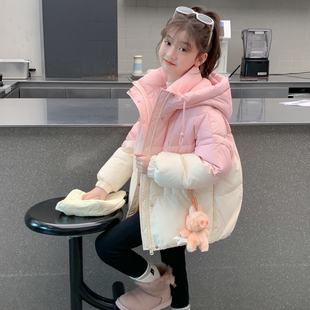 女童羽绒服2025新款冬装儿童网红洋气白鸭绒加厚冬季女孩爆款外套