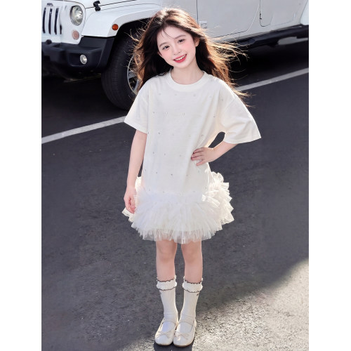 女童连衣裙夏季2026新款洋气儿童时髦韩版公主裙女孩夏装网红裙子