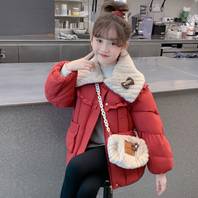 女童棉服冬季2025新款儿童洋气时髦今年流行爆款外套女孩冬装棉袄
