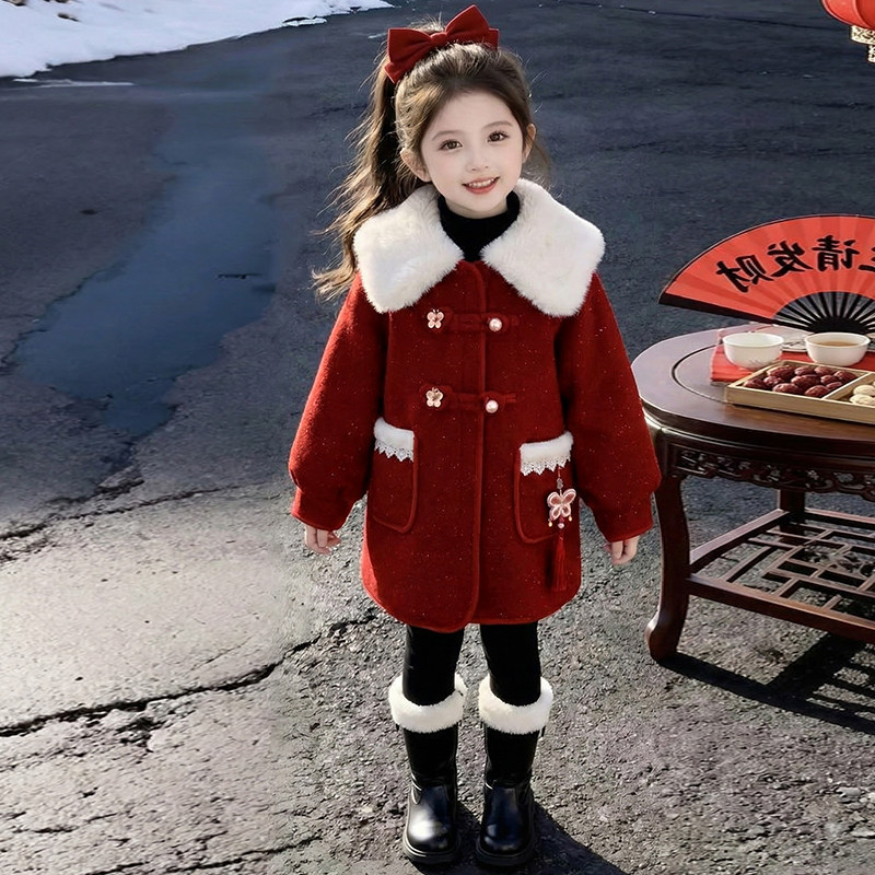 女童冬装外套2026新款洋气儿童时髦加厚红色过年服小女孩冬季衣服,童装/婴儿装/亲子装,普通外套,淘宝优惠券,粉丝福利购,淘宝优惠卷